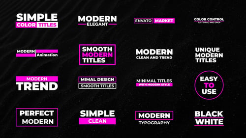 Modern Titles | PP