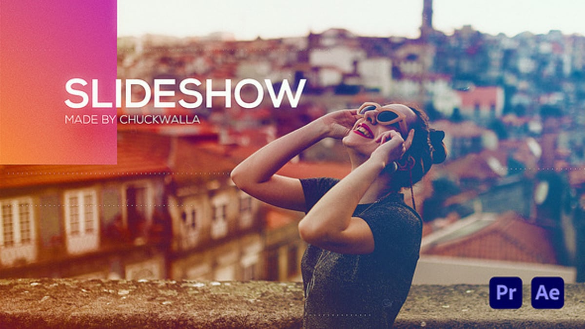 Modern Slideshow with Dynamic Geometric Transitions and Text Reveals ...