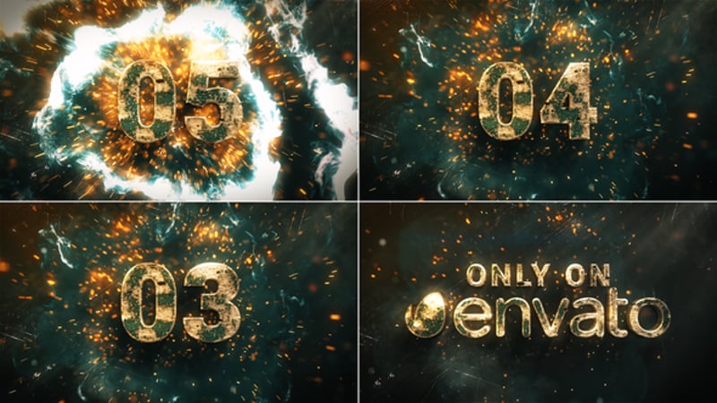 2,011 Countdown Templates - Editable Video Templates - Envato
