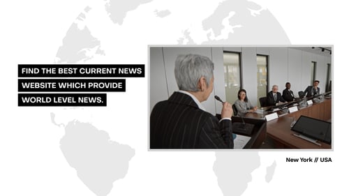 Modern Broadcast News Titles and Dynamic Lower Thirds