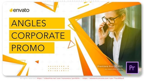 Dynamic Geometric Corporate Slideshow for Business Presentations