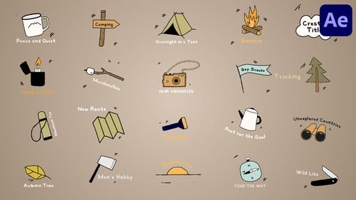 Hiking Titles for After Effects