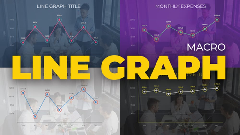 Clean Animated Line Graph Data Presentation, Infographics ft. line ...