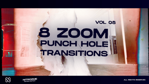 Punch Hole Zoom Transitions Vol. 05