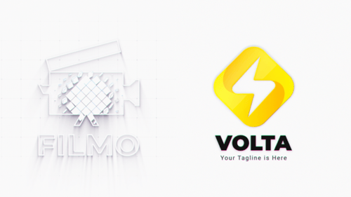 Clean Rhombus Logo Reveal