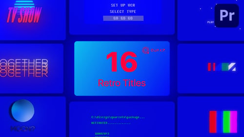 Retro Titles for Premiere Pro