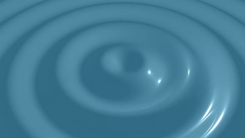 Seamless Loop of Abstract Blue Fluid Ripples Background