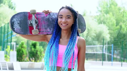 Skaters at the skatepark