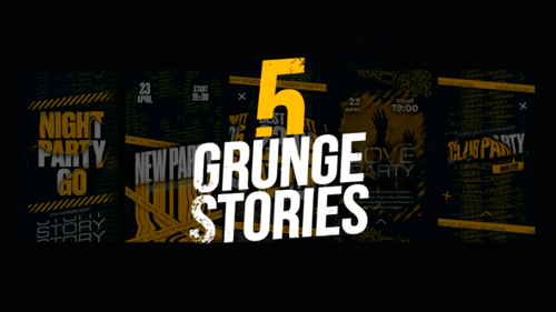 5 Grunge Stories | Premiere Pro