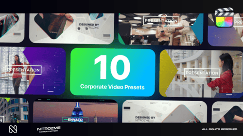 Modern Corporate Presentation Opener with Dynamic Typography