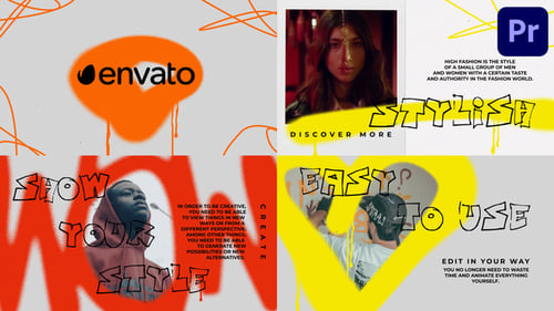 Graffiti Slides | Premiere Pro MOGRT