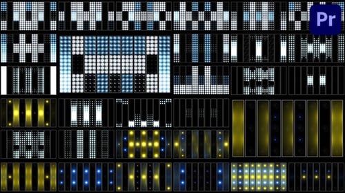 Dynamic Abstract Disco Light Show Backgrounds