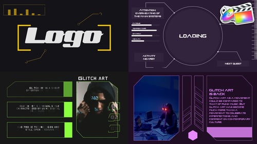 Glitch Slideshow | FCPX