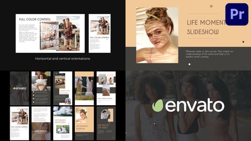 Life Moments Slideshow | Premiere Pro MOGRT