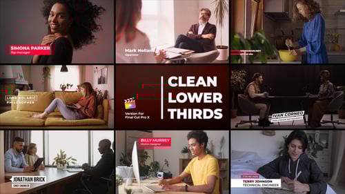 Clean Lower Thirds | FCPX