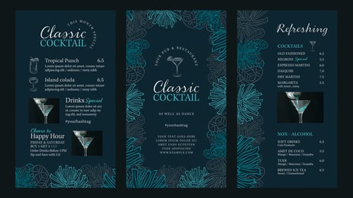 Cocktail Bar Video Template