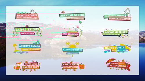 Seasons Lower Thirds