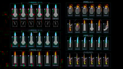 HUD Info Military Panels 1