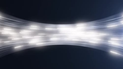 Data Transfer Over Fiber Optic Cables Internet Transmission Concept - 4K