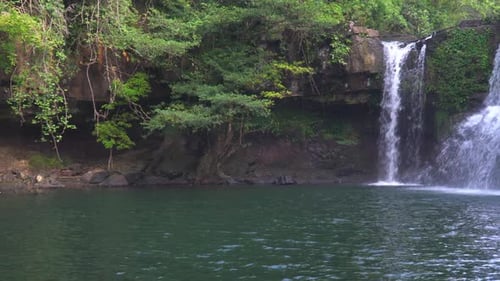 Panorama Waterfall in Jungle
