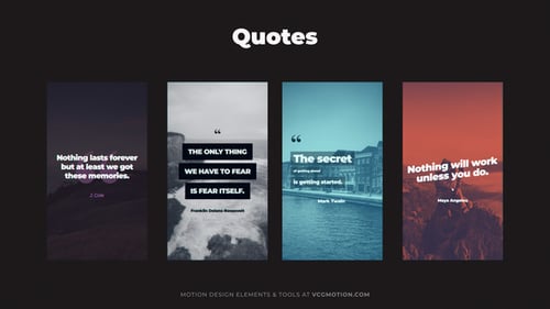 Quotes Vertical Promo
