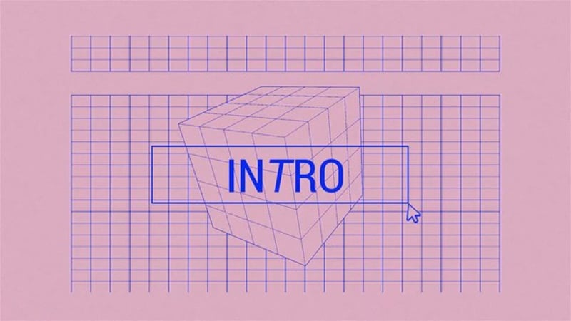 Geometric Blueprint Grid Graphics Intro, Openers ft. 3d & apple motion ...