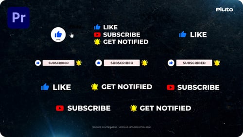 YouTube Subscribe For Premiere Pro