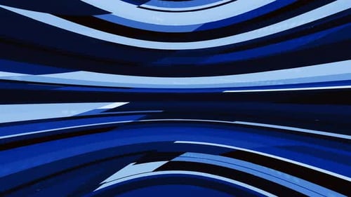 Blue White Shape Technology Motion Background