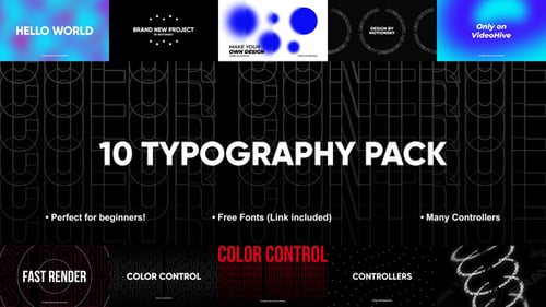 10 Awesome Typography Pack | Premiere Pro