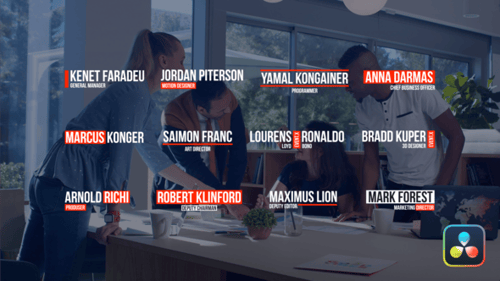 Business Lower Thirds | DaVinci