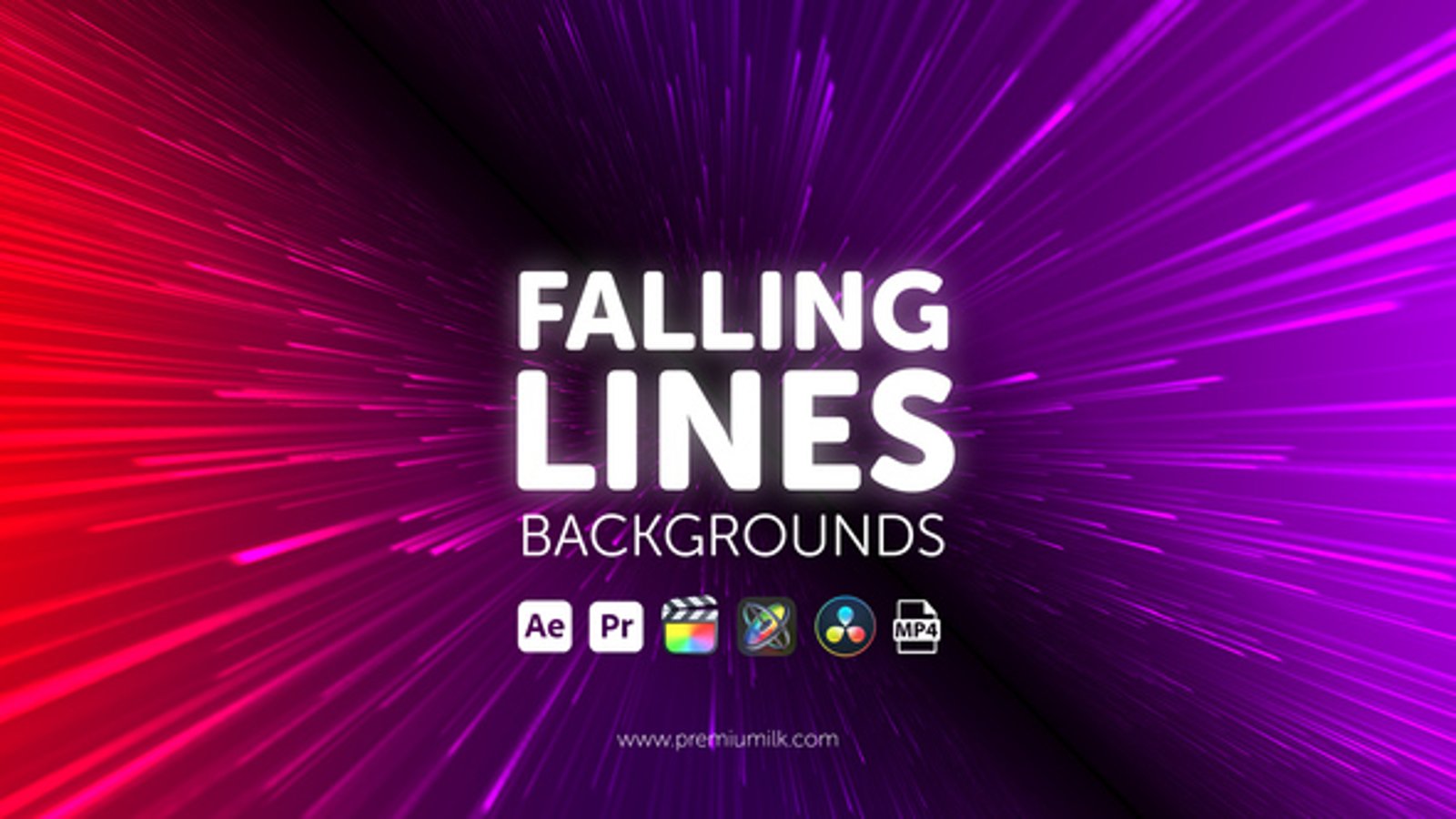 Falling Lines Backgrounds, Elements ft. background abstract loop ...