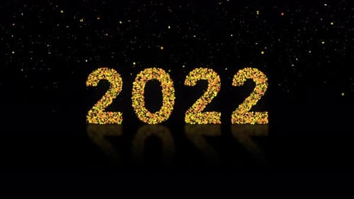 Year 2022 Text Animation 01236