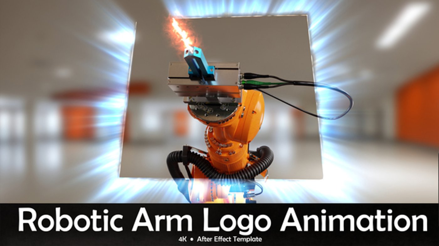 Robotic Arm Logo Animation, Logo Stings ft. 3d & arms - Envato
