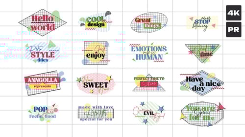 90s Retro Titles | PP