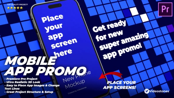 Dynamic Mobile App Presentation with Geometric Transitions, Product ...