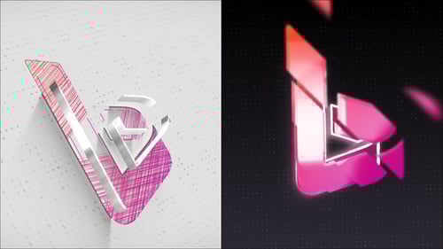 Clean Slice Logo Reveal