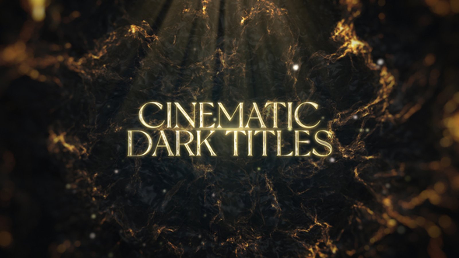 Dramatic Gold Particle Title Reveal, Titles ft. cinematic titles ...