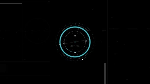 HUD Target Pointer 2, Infographics ft. computer & drone interface - Envato