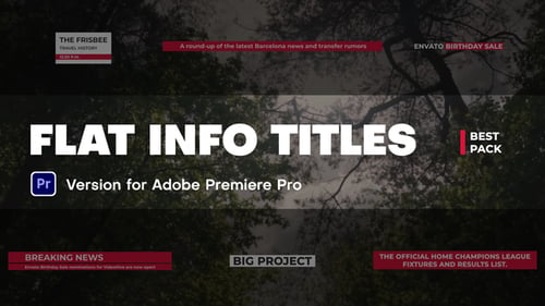 Flat Info Titles