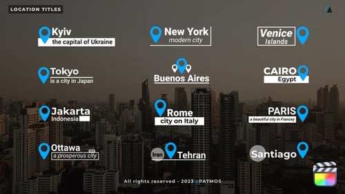 Location Titles | Final Cut Pro