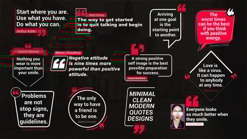 Dynamic Quote Titles and Text Layouts for Video Projects