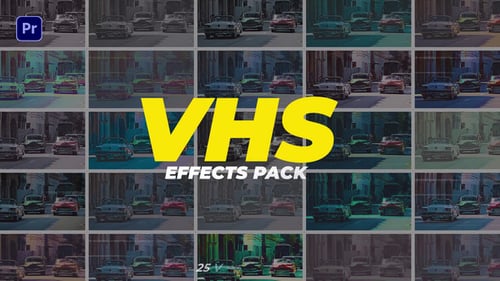 Vintage VHS Video Effect Overlays Pack