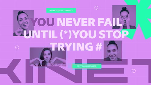 Kinetic Typography Slides