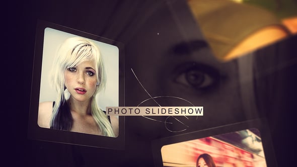 Elegant Photo Slideshow with Warm Light Transitions, Video Displays ft ...
