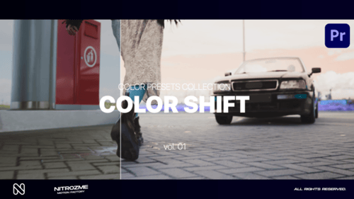 Color Shift LUT Sammlung Band 01 für Premiere Pro