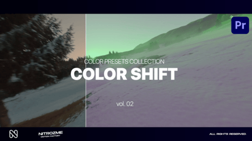 Color Shift LUT Sammlung Band 02 für Premiere Pro