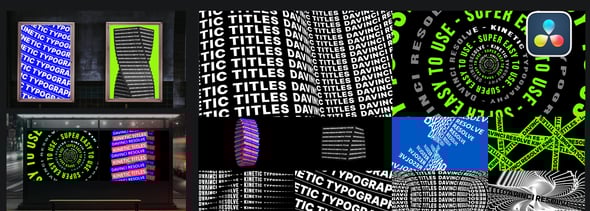 Kinetic Titles for Davinci Resolve