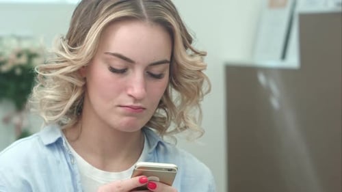 Young Woman Using Smartphone