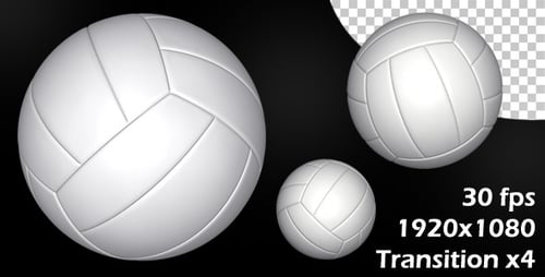 Weiße Volleyball-Hits