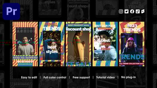 Animated Instagram Stories for Fashion Sales and Trends